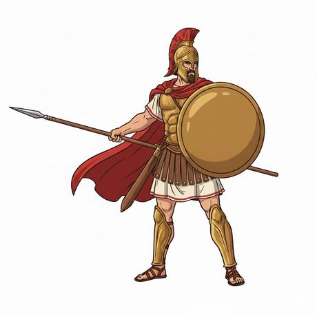 Guerrero de la antigüedad