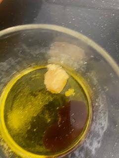 ARROZ AL HORNO CON GRANADA, ACEITUNAS, QUESO