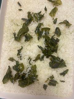 ARROZ AL HORNO CON GRANADA, ACEITUNAS, QUESO