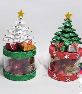 Tutorial y las mejores ideas para hacer dulceros navideños de todo tipo