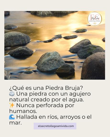 🪨✨ La Piedra Bruja: uno de los amuletos naturales más poderosos.