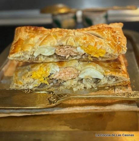 Empanada Rusa de Salmón: Kulibiak #HomenajeBlog Empanada Rusa de Salmón: Kulibiak #HomenajeBlog