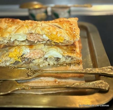 Empanada Rusa de Salmón: Kulibiak #HomenajeBlog Empanada Rusa de Salmón: Kulibiak #HomenajeBlog