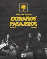 Concierto de Extraños Pasajeros en Sala Copérnico
