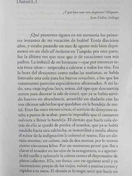 La posibilidad de una isla, de Michel Houellebecq