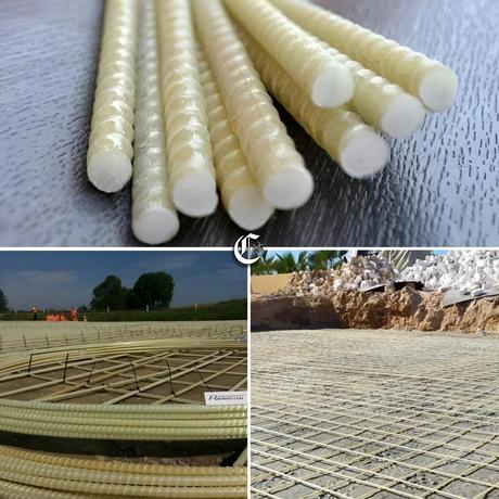 Varillas de polímero reforzado con fibra de vidrio (GFRP)