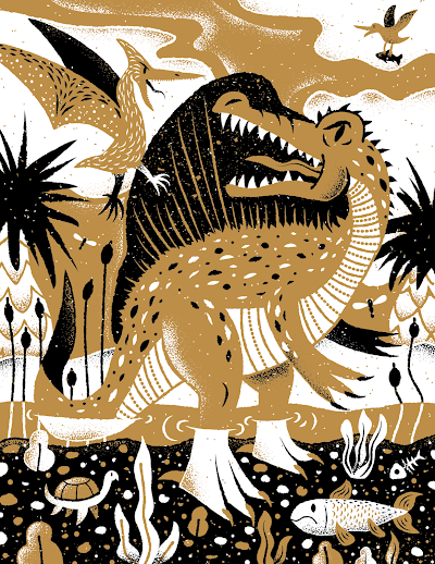 Unas cuantas ilustraciones dinosaurianas... (CVIII)