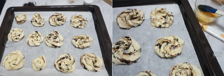 Rollitos de hojaldre con galletas oreo Rollitos de hojaldre con galletas oreo