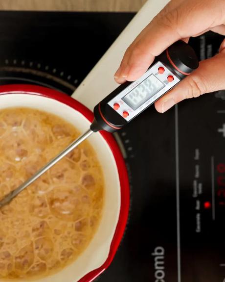 temperatura del almibar