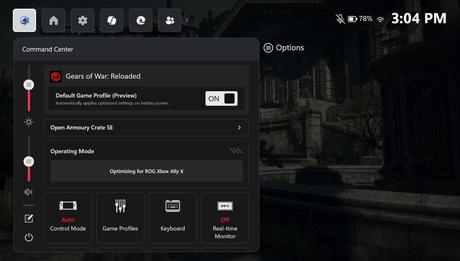 Nuevas actualizaciones de ROG Xbox Ally: Perfiles predeterminados de juego disponibles en versión Preview