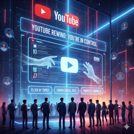 YouTube prepara una nueva función para ordenar el feed y devolver el control a los usuarios