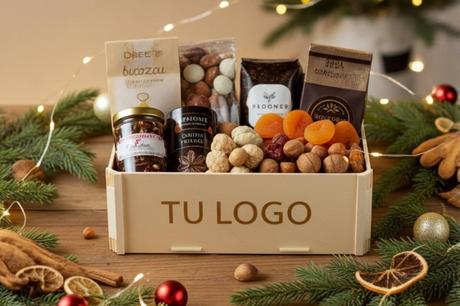 Packaging para cestas de Navidad personalizable con Sincla Packaging para cestas de Navidad personalizable con Sincla