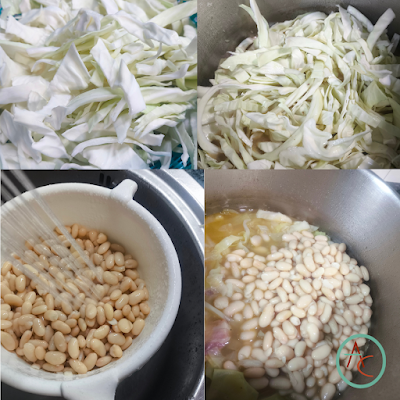 Guiso de Berza con Carrillada de Cerdo y Morcilla