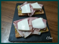 Tostadas con guacamole