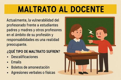 📚 El maltrato al docente: una herida abierta en las aulas