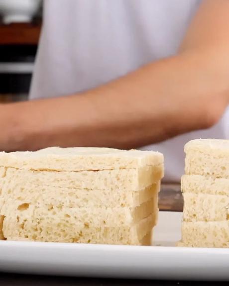 rebanadas de pan de miga casero