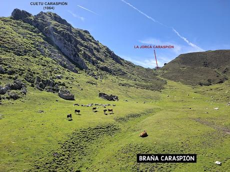 Puente la Vidre-Braña Caraspión-Cuetu las Vacas-Cuetu Legua