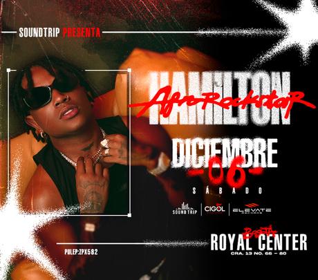 Hamilton se presentará en el Royal Center de Bogotá con su ‘Afrorockstar Tour Colombia’