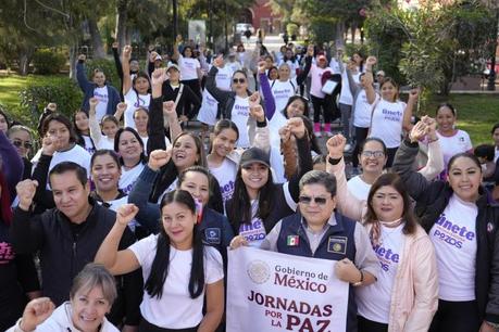 Mujeres de Villa de Pozos se unen por la igualdad y la paz Mujeres de Villa de Pozos se unen por la igualdad y la paz