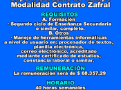 Supervisores-as Campo Modalidad Contrato Zafral