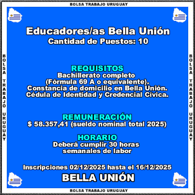 Educadores-as Bella Unión Educadores-as Bella Unión