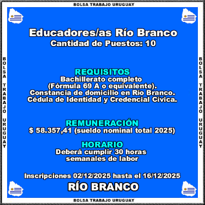 Educadores-as Río Branco Educadores-as Río Branco