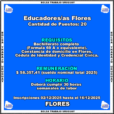 Educadores-as Flores Educadores-as Flores