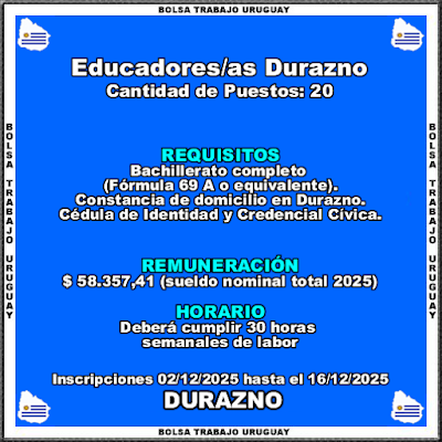 Educadores-as Durazno Educadores-as Durazno