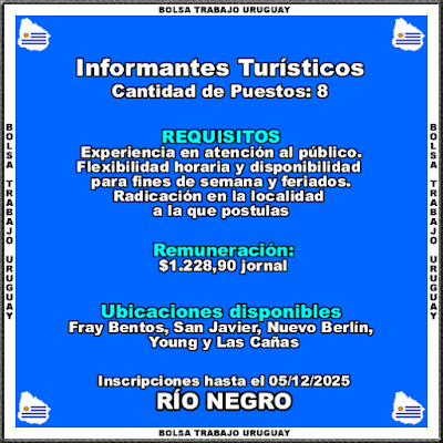 Informantes Turísticos Informantes Turísticos