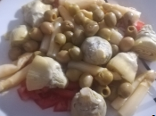 Ensalada espárragos alcachofas