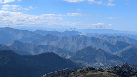 Vista del Aramo desde el Campigüeños