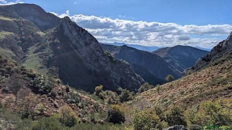 El CAMPIGÜEÑOS desde ORLÉ, Caso Tramo con algo más de vegetación antes de Valluseru