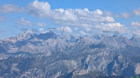 Vista de los Picos de Europa desde el Campigüeños