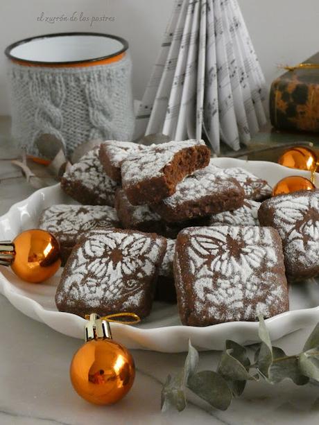 Polvorones de Nuez del Brasil, Piñones y Cacao