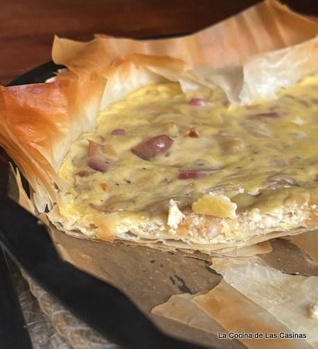 Quiche de Manzana Roja, Queso Azul y Bacon: #ComerManzanaRojaInternationalDay Quiche de Manzana Roja, Queso Azul y Bacon: #ComerManzanaRojaInternationalDay