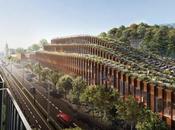 Metalcorten fachada Edificio GOe: acero corten define arquitectura futuro gastronómico