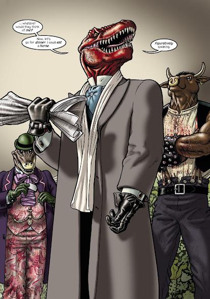 Steampunk Comics: Dinosaurios al vapor