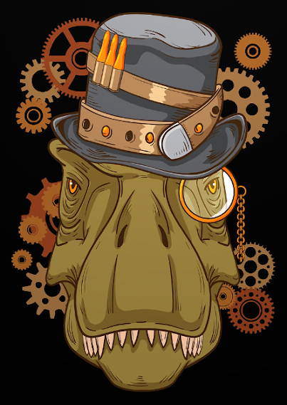 Steampunk Comics: Dinosaurios al vapor