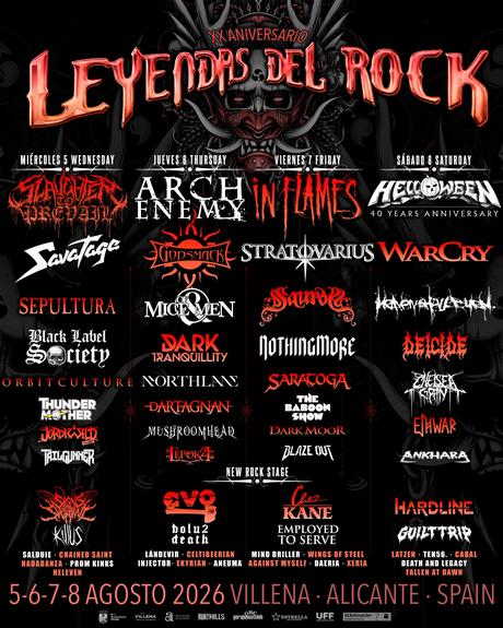 Leyendas del Rock 2026