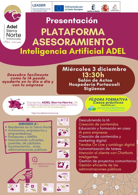 ADEL Sierra Norte presenta su plataforma de IA para modernizar el desarrollo rural ADEL Sierra Norte presenta su plataforma de IA para modernizar el desarrollo rural