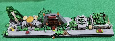 Un enorme Jurassic Park de Lego en ALEbricks