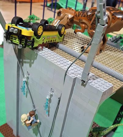 Un enorme Jurassic Park de Lego en ALEbricks