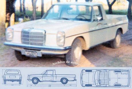 Mercedes-Benz 220 D cabina simple 1971-1974