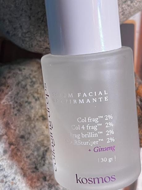 Kosmos Cosmética, Collaging Drops, suero con colágeno, skincare Argentina, piel firme, antiage, colágeno hidrolizado, péptidos, cuidado de la piel, rutina de skincare