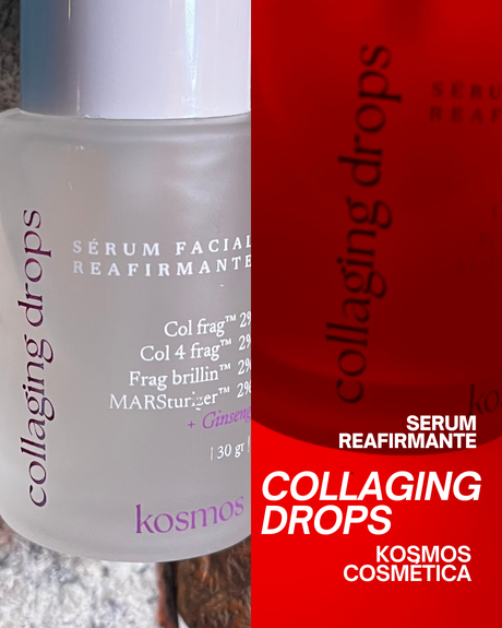 Antiage serum reafirmante Kosmos cosmética lanzamiento Collaging Drops su suero antiage para pieles maduras. Vitamina C, donde se compra, precio en Argentina. Mi opinión.