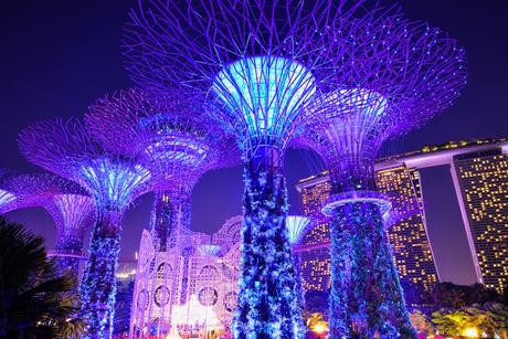 Navidad en una gran calle