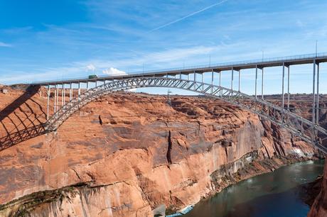 Puente de la presa de Glen Canyon