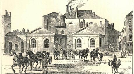 La gran inundación de cerveza de Londres Horse Shoe Brewery