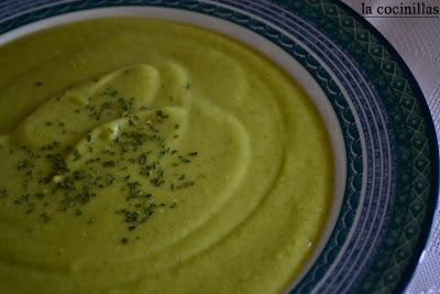 CREMA DE CALABACINES CON QUESITOS CREMA DE CALABACINES CON QUESITOS