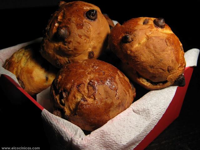 Bollos de chocolate